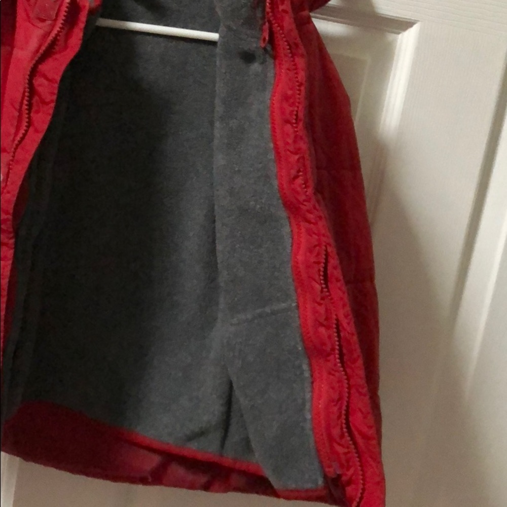 Red boys winter jacket - Picture 3 of 4
